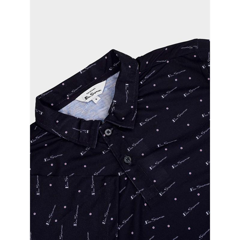 Ben Sherman Polo Shirt Mens BSPOL001 - Black