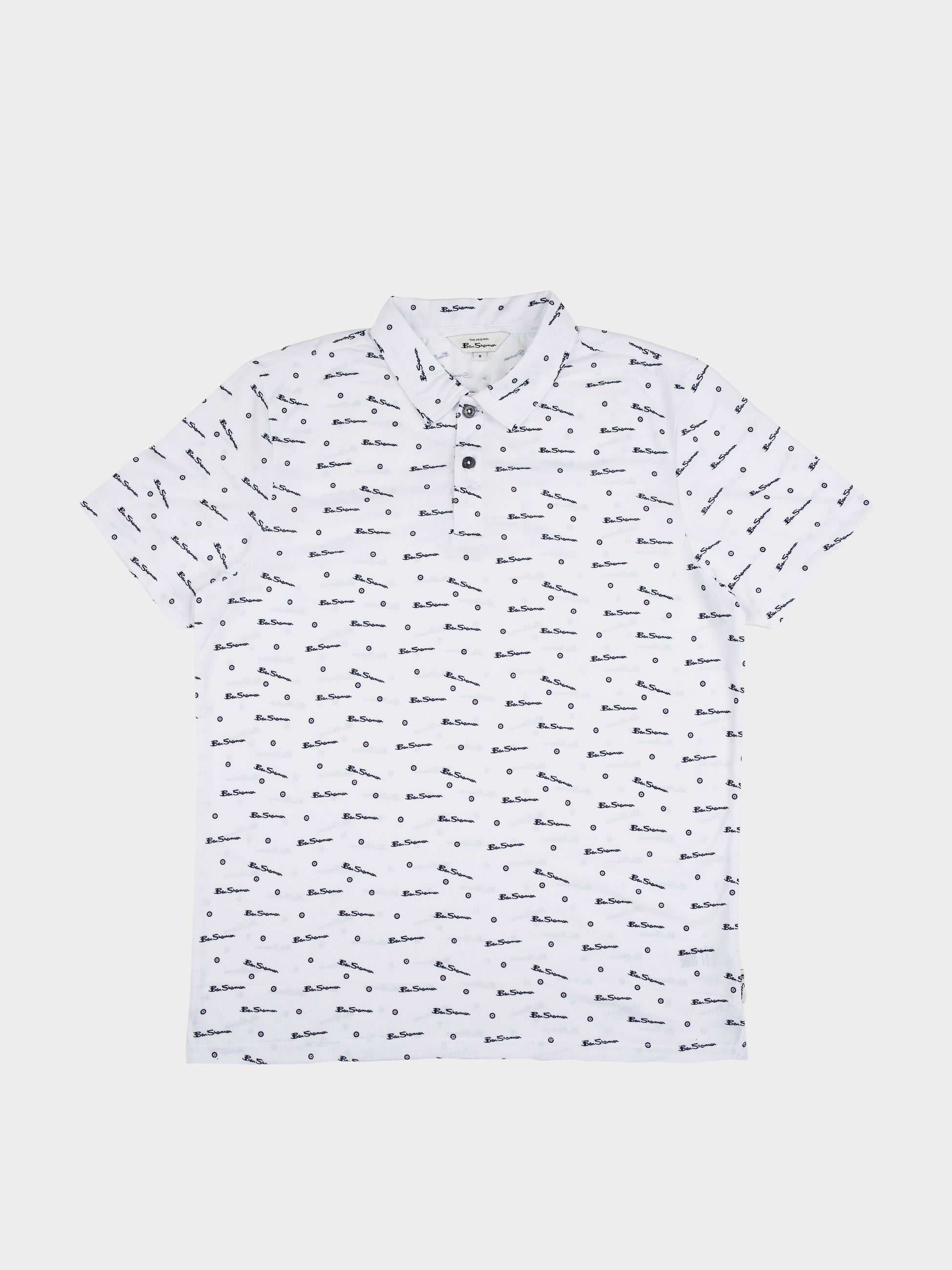 Ben Sherman Polo Shirt Mens BSPOL001 - White