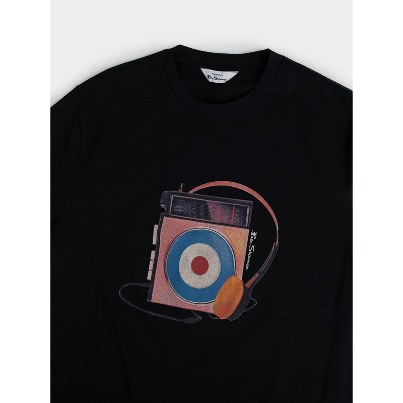 Ben Sherman - Portable Radio Tee Shirt Black