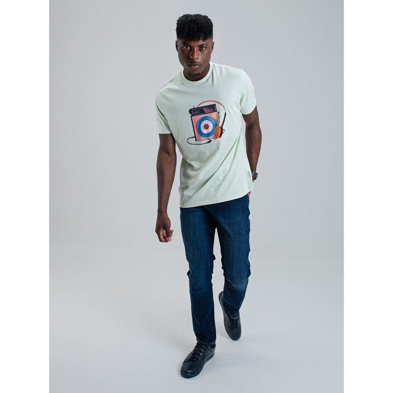 Ben Sherman - Portable Radio Tee Shirt Pistachio