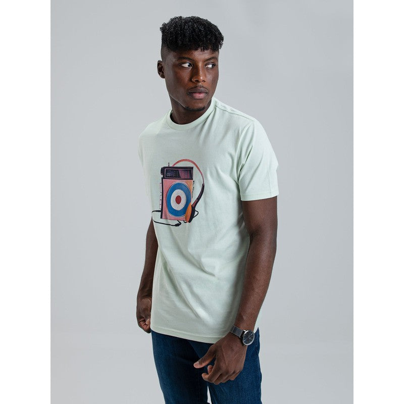 Ben Sherman - Portable Radio Tee Shirt Pistachio