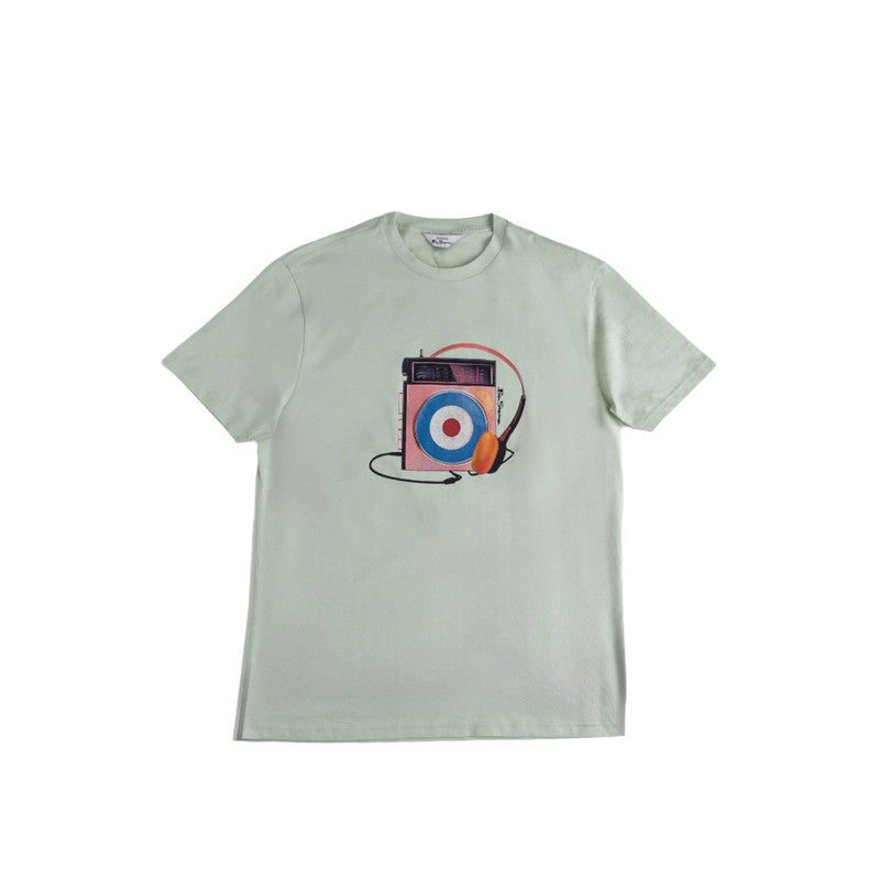 Ben Sherman - Portable Radio Tee Shirt Pistachio