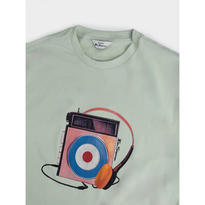 Ben Sherman - Portable Radio Tee Shirt Pistachio