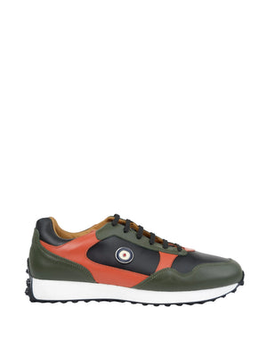 Ben Sherman Sneaker Mens BSFW2305 - Olive Black Coral