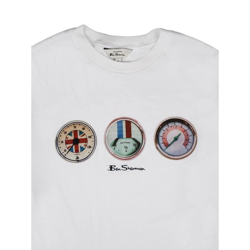 Ben Sherman Speed Tee Shirt - White