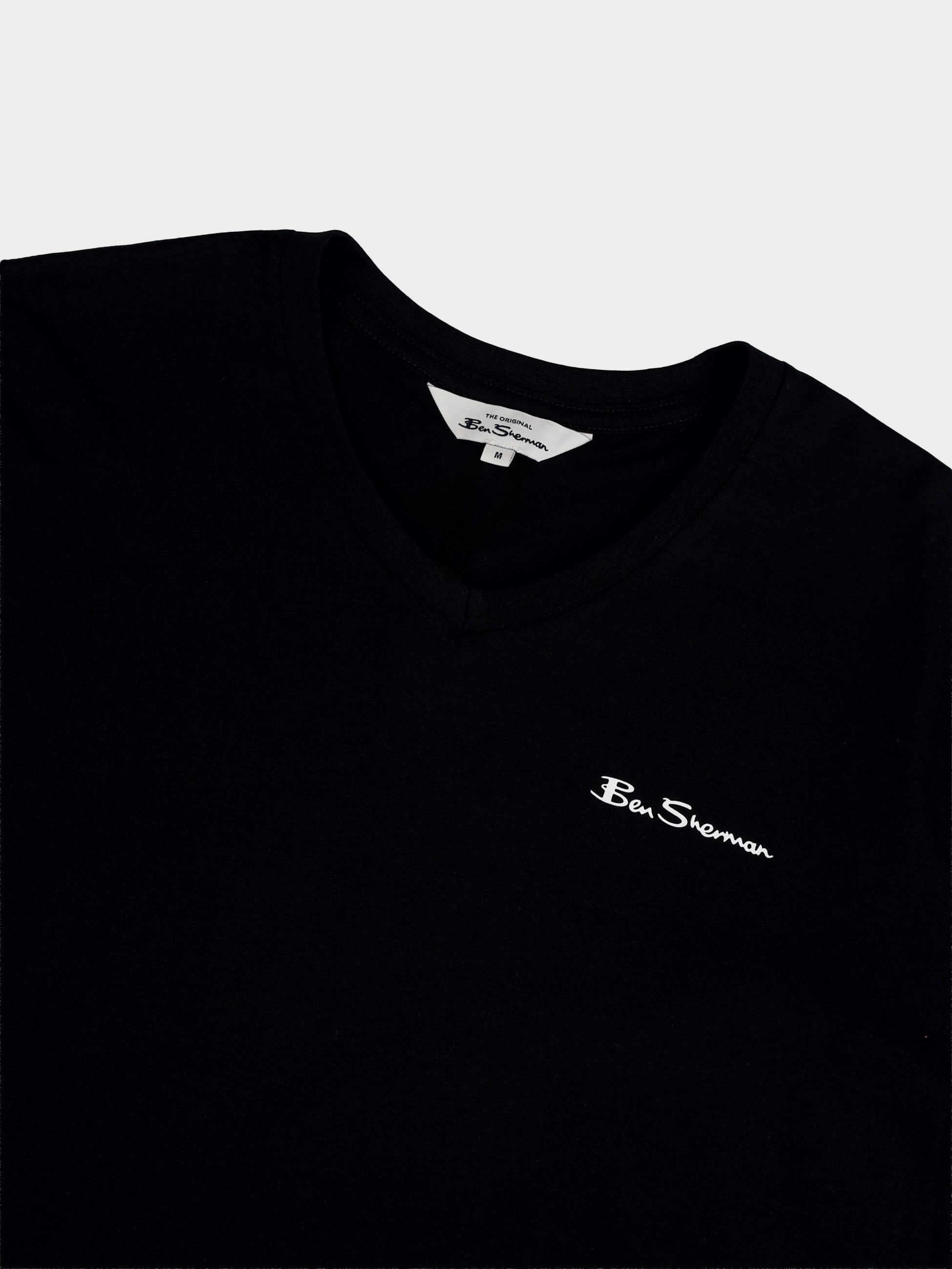 Ben Sherman T-Shirt Mens ECN005 - Black