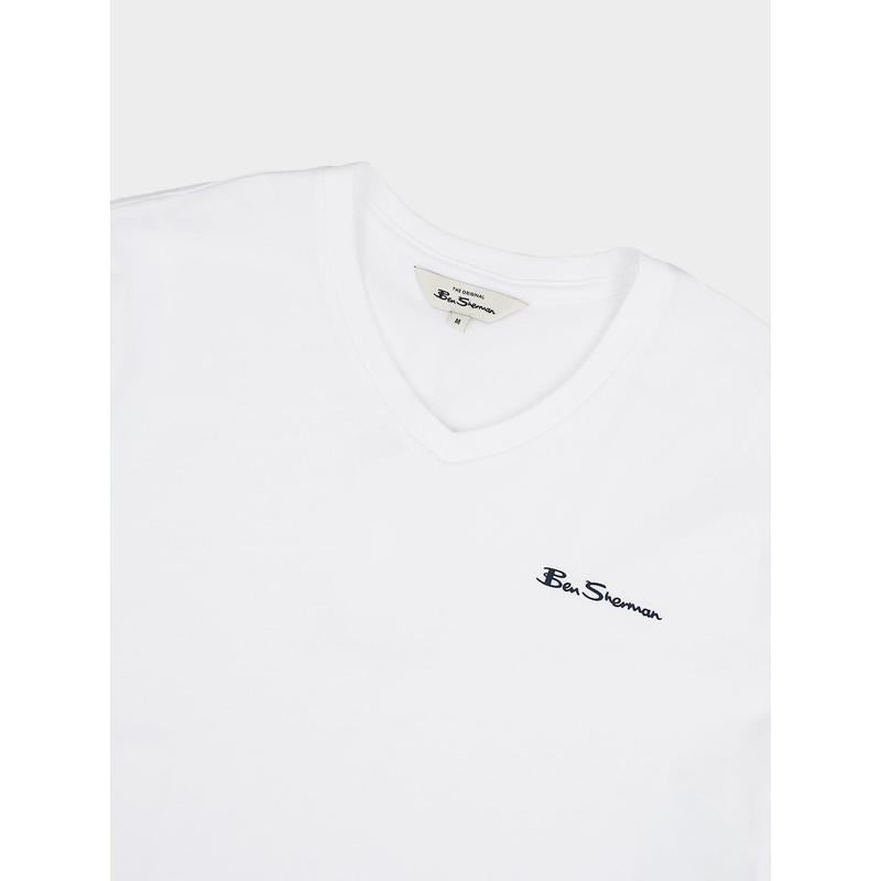 Ben Sherman T-Shirt Mens ECN005 - White