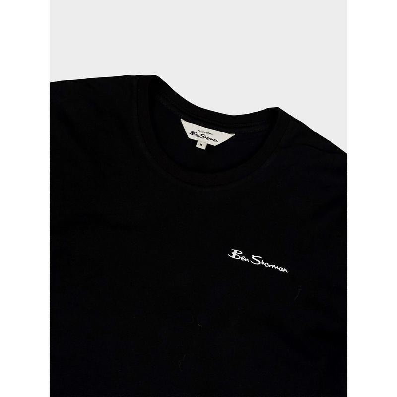 Ben Sherman T-Shirt Mens ECN006 - Black