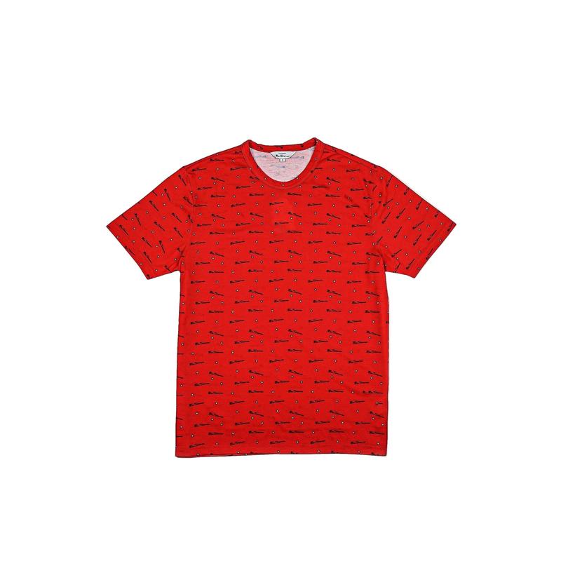 Ben Sherman T-Shirt Mens W40008 - Red