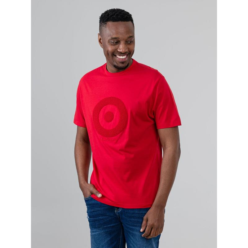 Ben Sherman Target Towelling Applique Tee - Red
