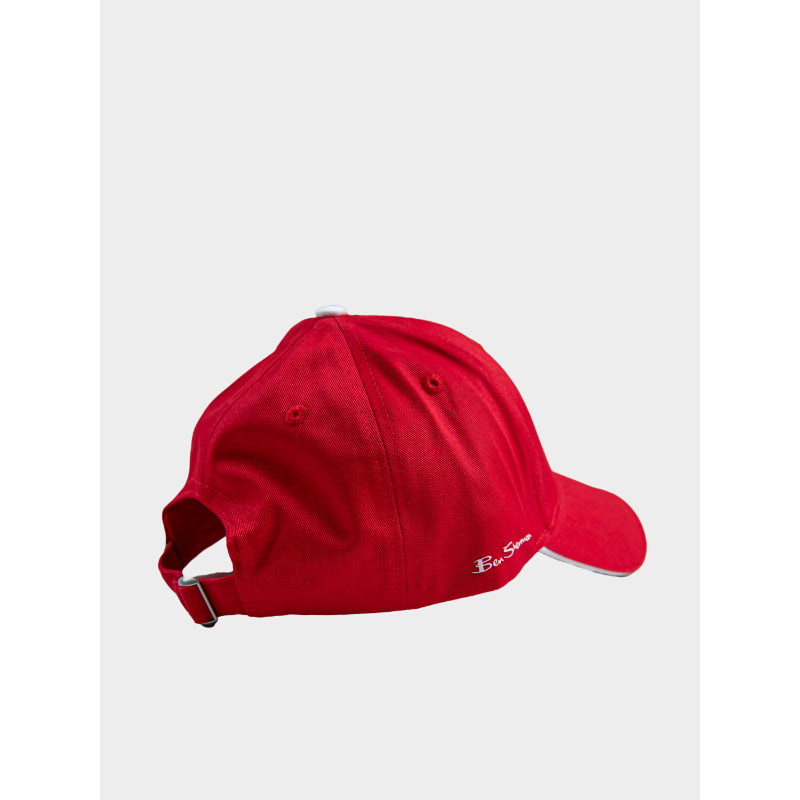 Ben Sherman Targy Mens Cap Casual - Red-BSHEAD042