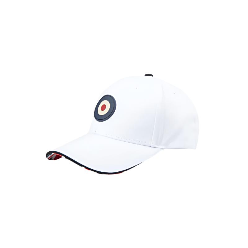 Ben Sherman Targy Mens Cap Casual - White-BSHEAD005