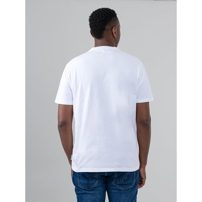 Ben Sherman Trio Bears Embossed Tee Shirt - White