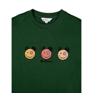 Ben Sherman Happy Bears T-Shirt - Forest Green - View 2