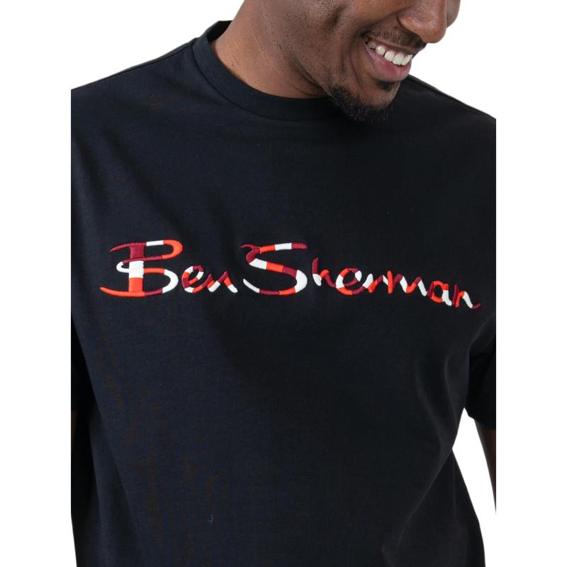 Ben Sherman Bs Emb T-Shirt - Black - View 4