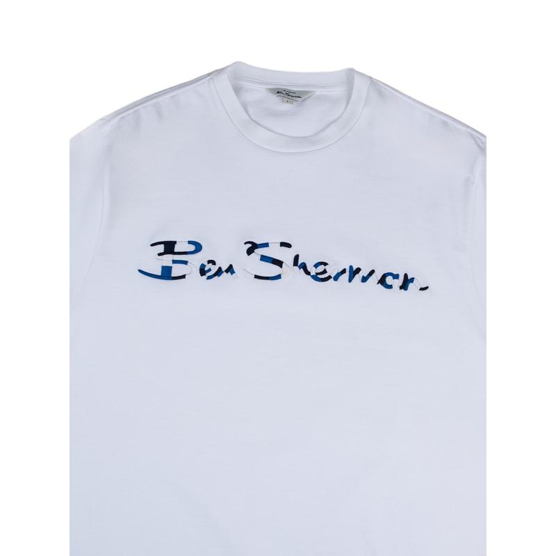 Ben Sherman Bs Emb T-Shirt - White - View 2