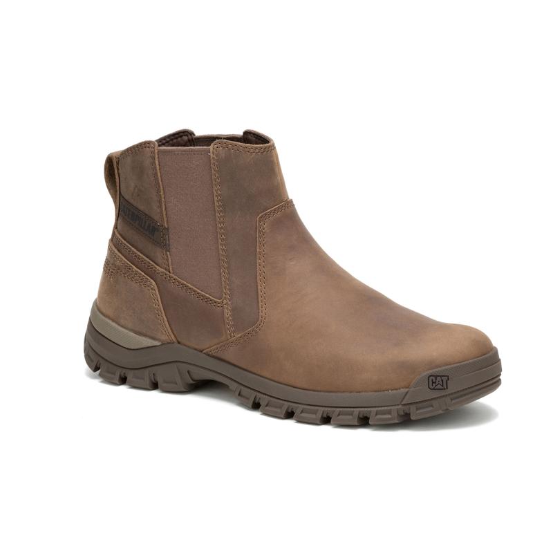 Caterpillar Threshold Chelsea Mens Boots - Wild Mushroom