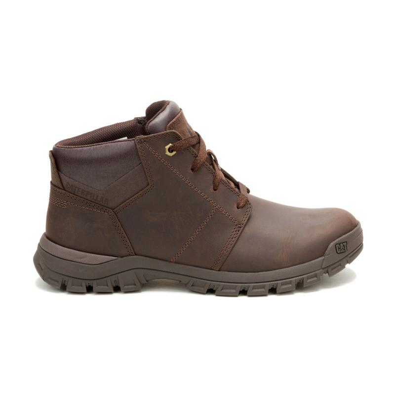 Caterpillar Threshold Chukka Mens Boots - Dark Brown