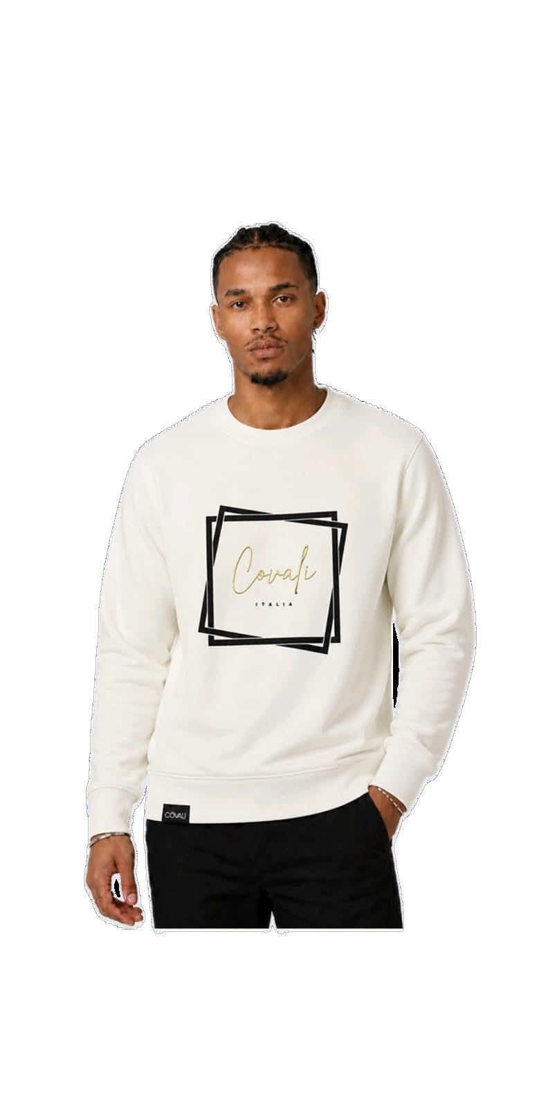 Covali Sweater Mens CW26S05 - White