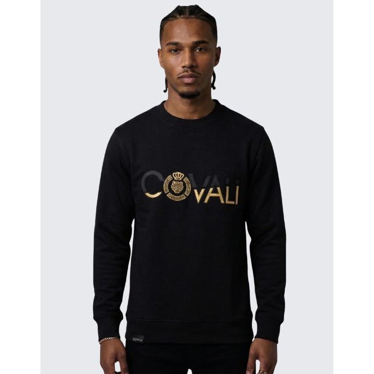 Covali Tigre D'Oro Men's Sweater - Black