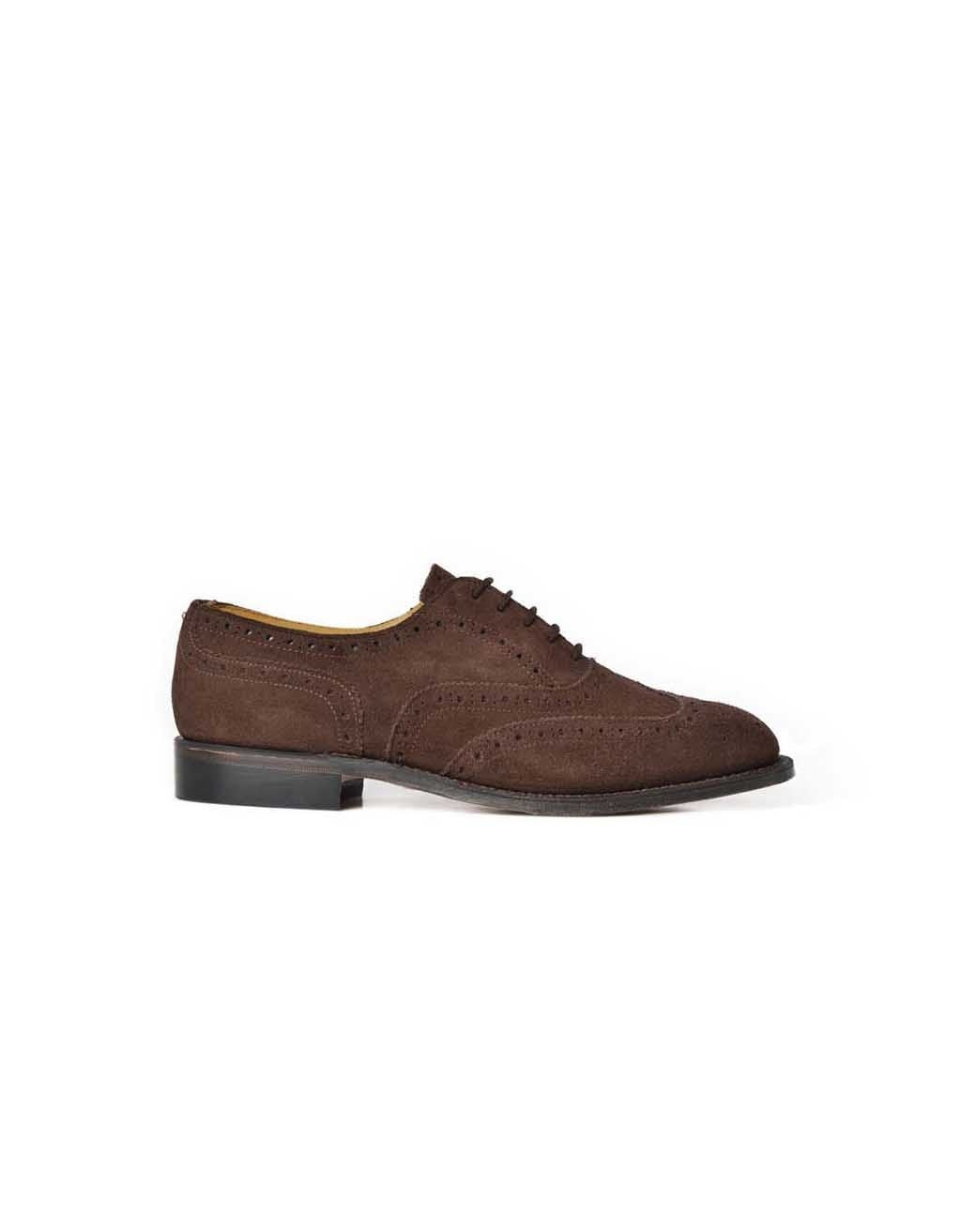 Crocket & Jones Shoe Mens 62.C12341C - Suede Chocolate
