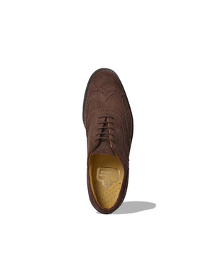 Crocket & Jones Shoe Mens 62.C12341C - Suede Chocolate