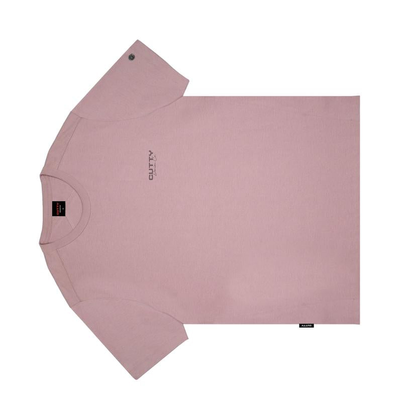Cutty Alson Mens T Shirt - Dusty Pink