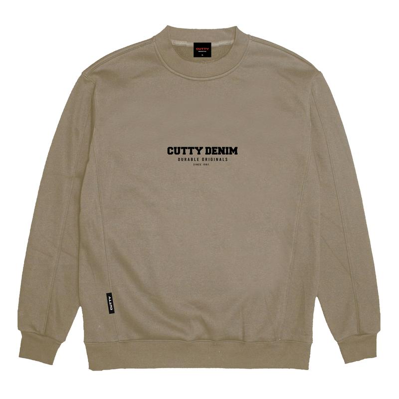 Cutty Boyd Mens Core Sweater - Taupe