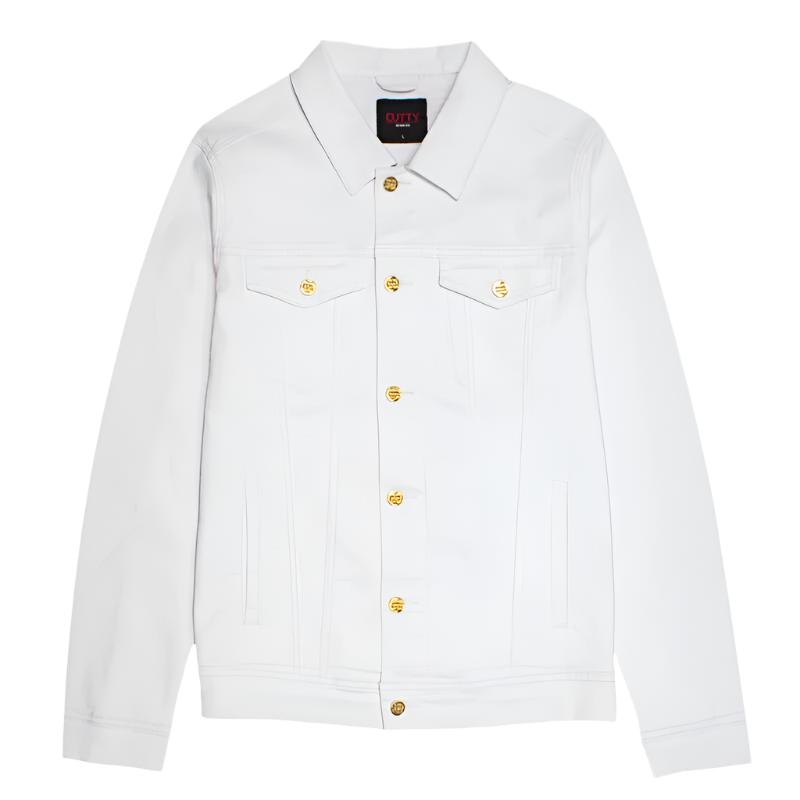 Cutty - Brisk Denim Jacket White