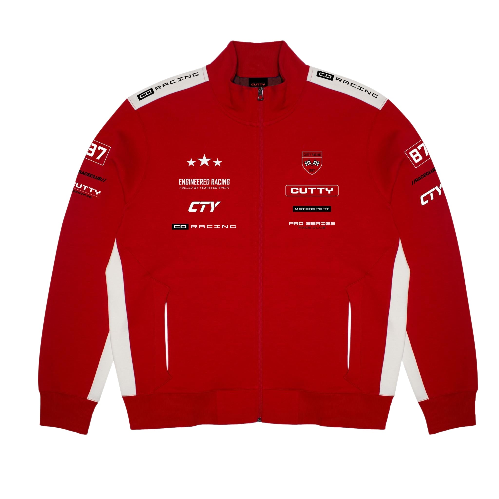 Cutty Fashion Sweater - Red - View 2