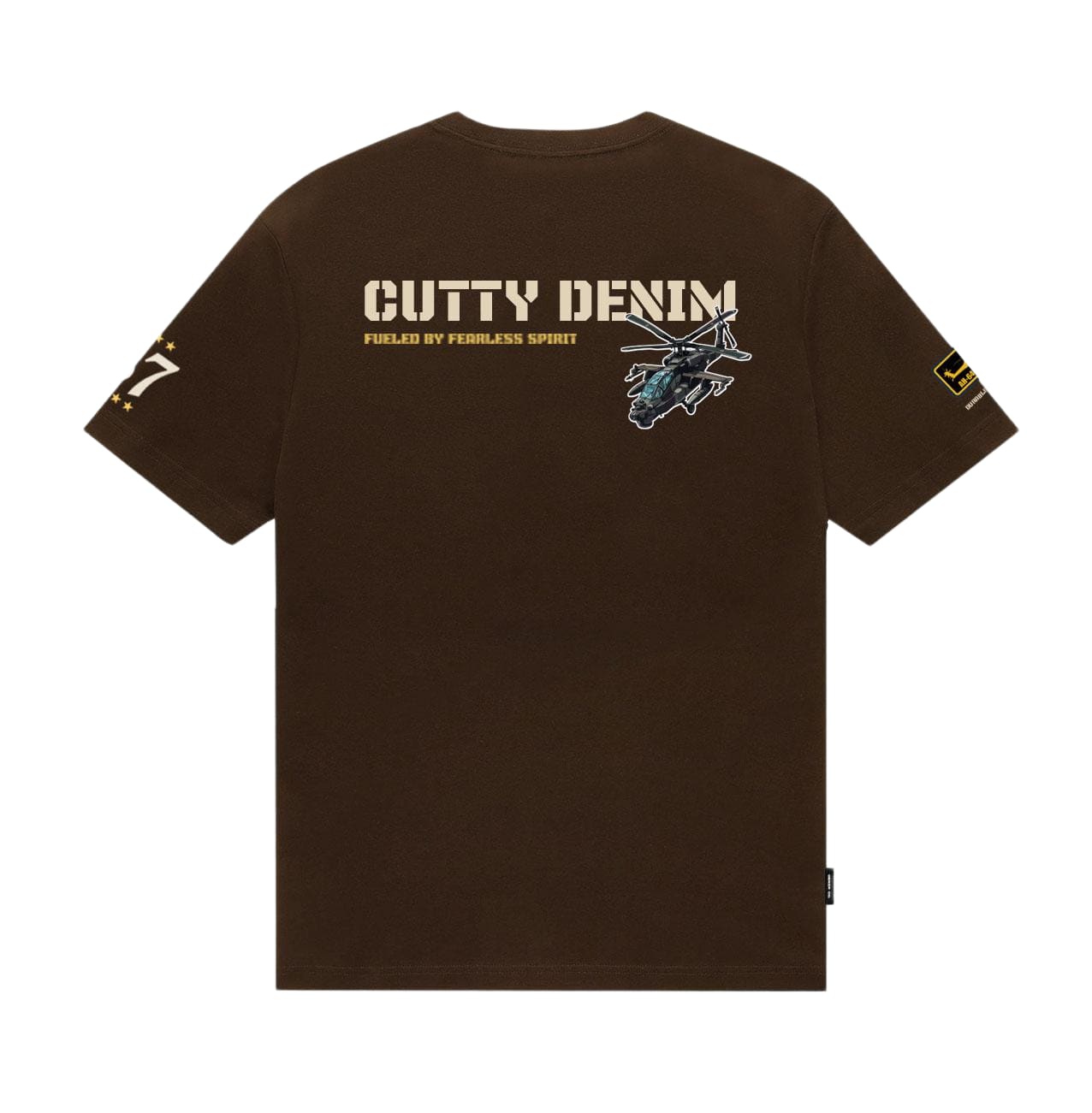 Cutty Printed T-Shirt - Chocolate