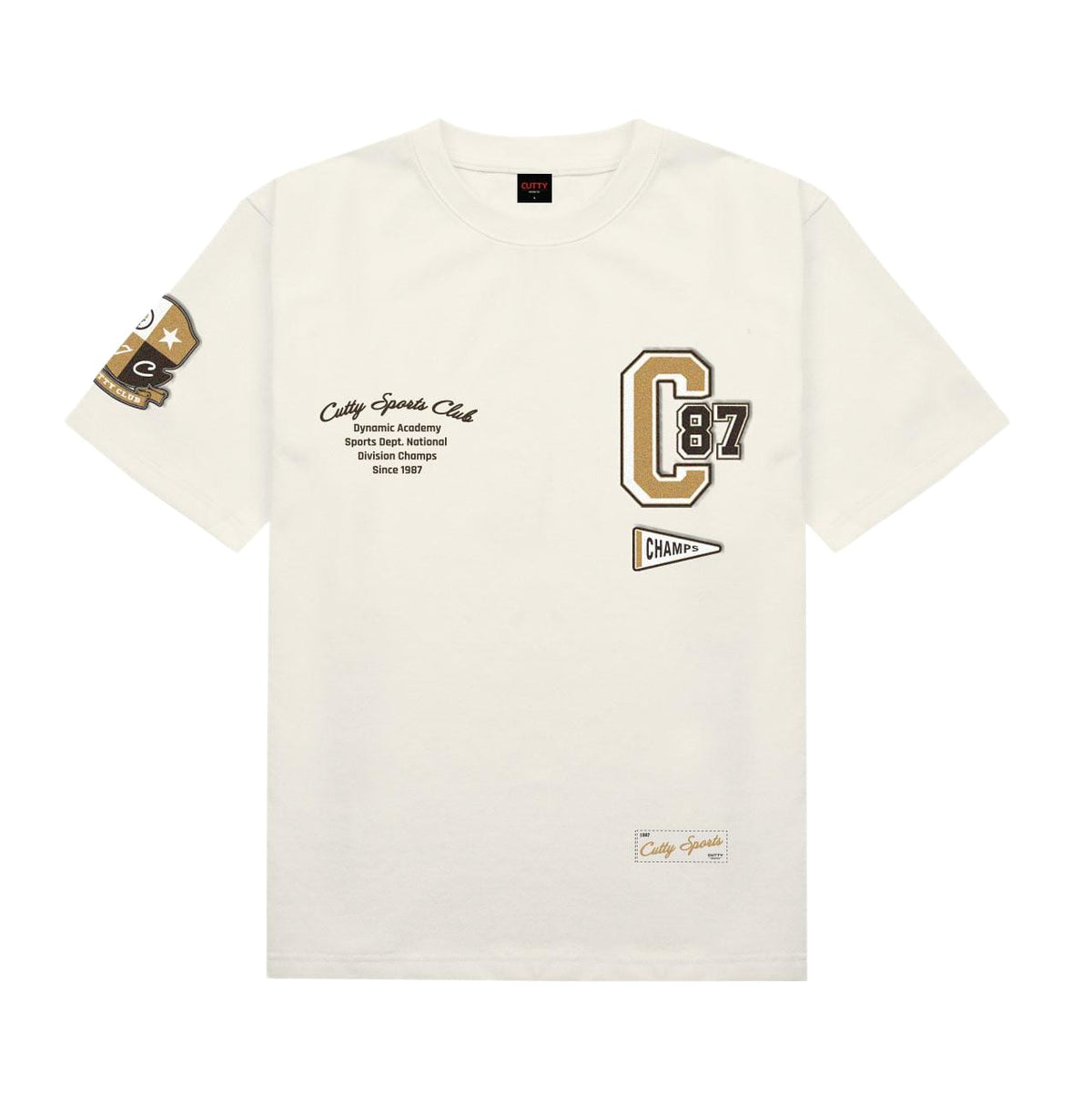 Cutty Boys T-Shirt - Butter - View 2