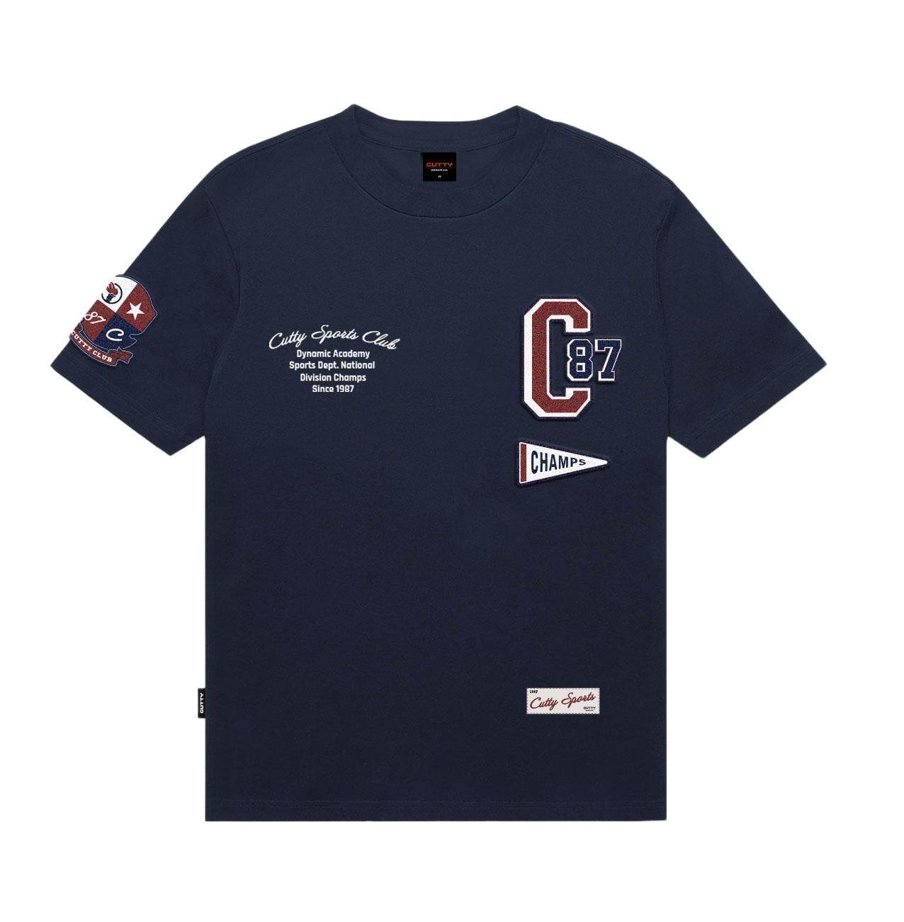Cutty T-Shirt - Navy - View 2