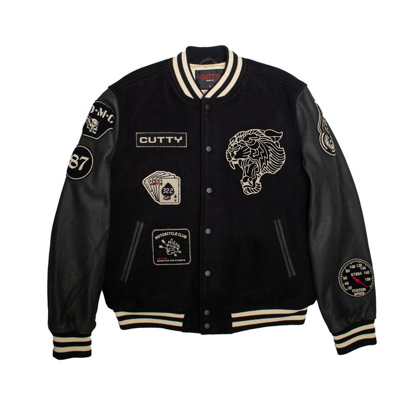 Cutty Crush J Baseball Jacket - Black