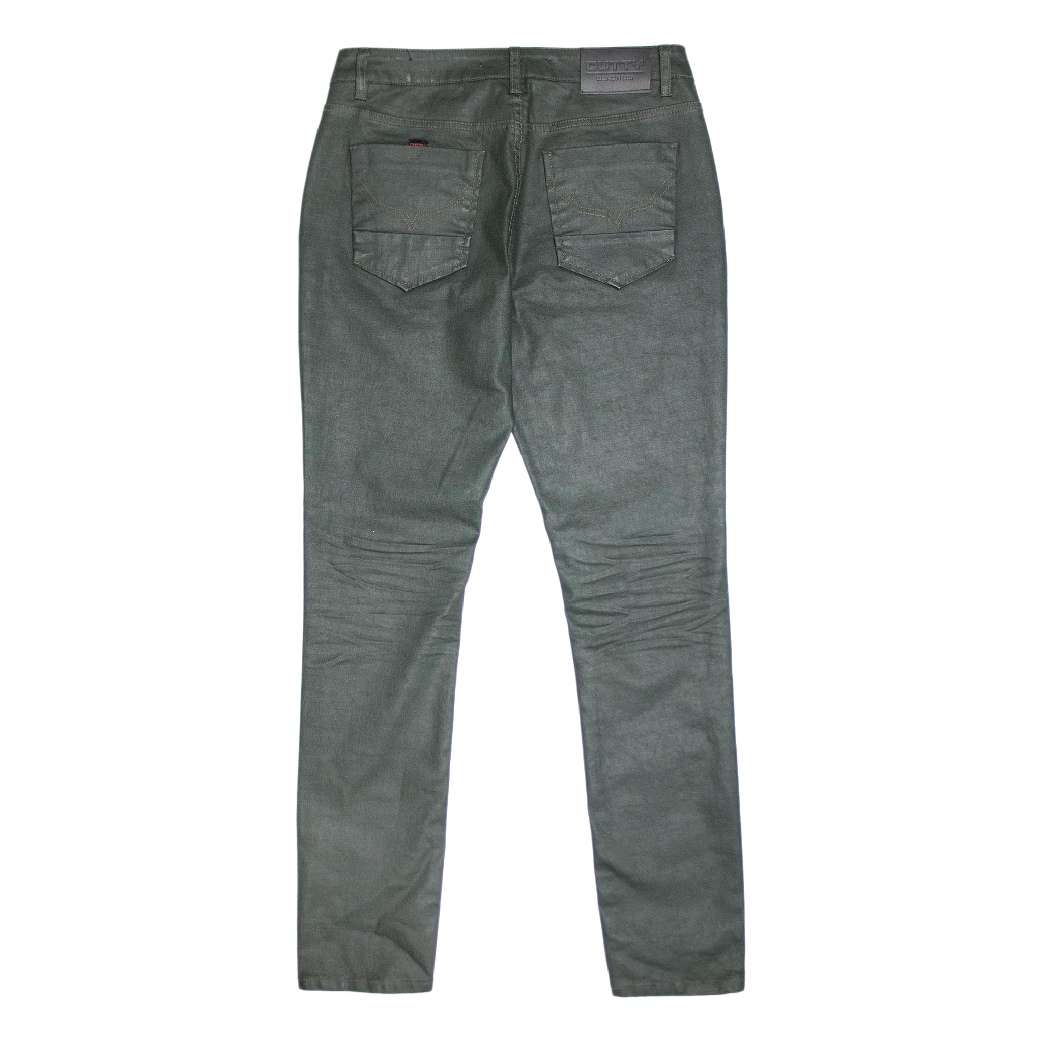 Cutty Denim Jean - Dark Olive - View 2