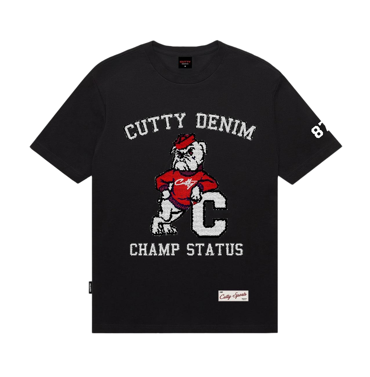 Cutty Boys T-Shirt - Black - View 2