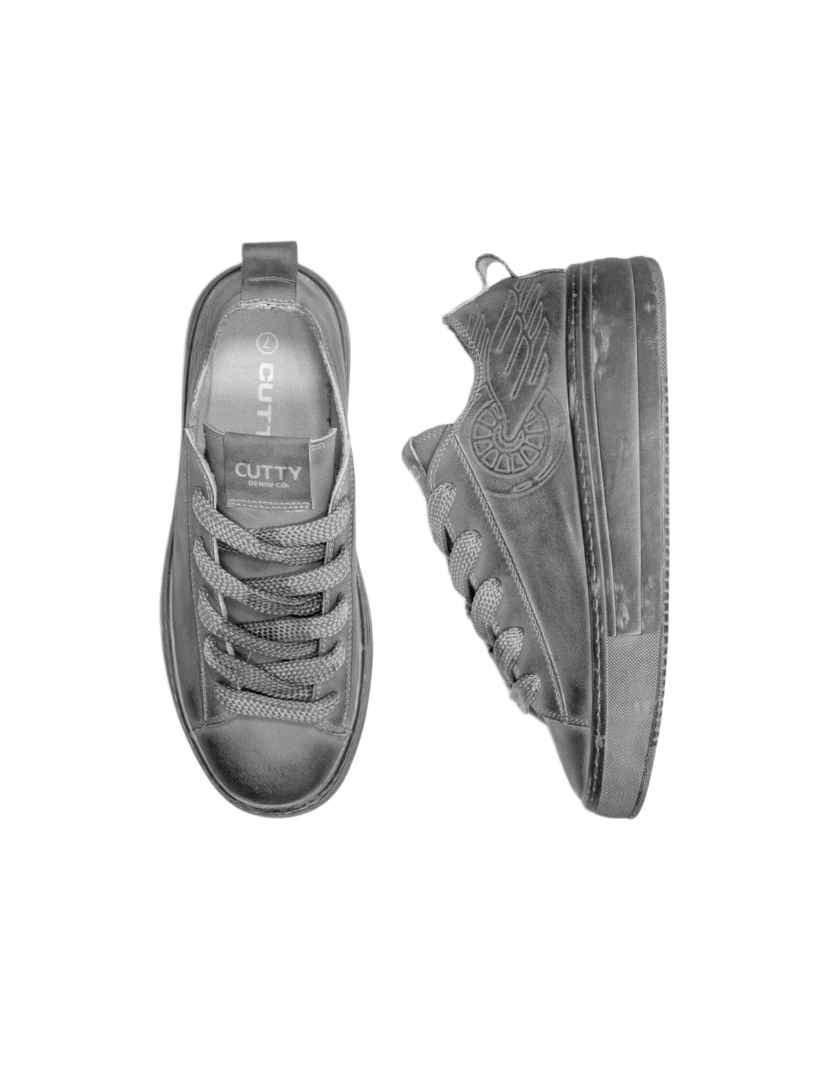 Cutty Cutampa Low Leather Shoes - Grey