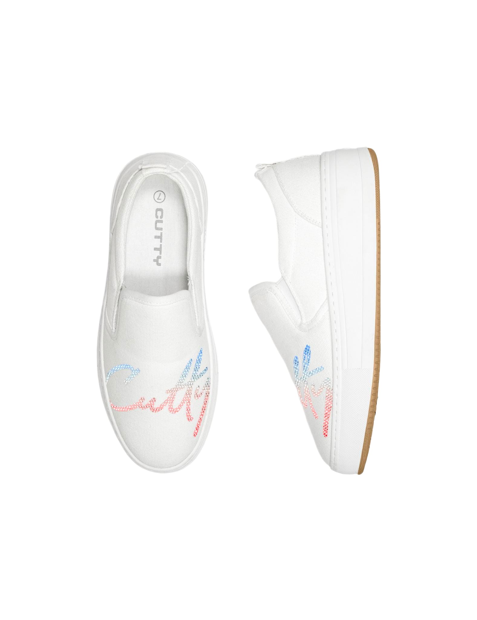 Cutty Cugranby Sequin Shoes - White