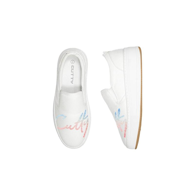 Cutty Cugranby Sequin Shoes - White