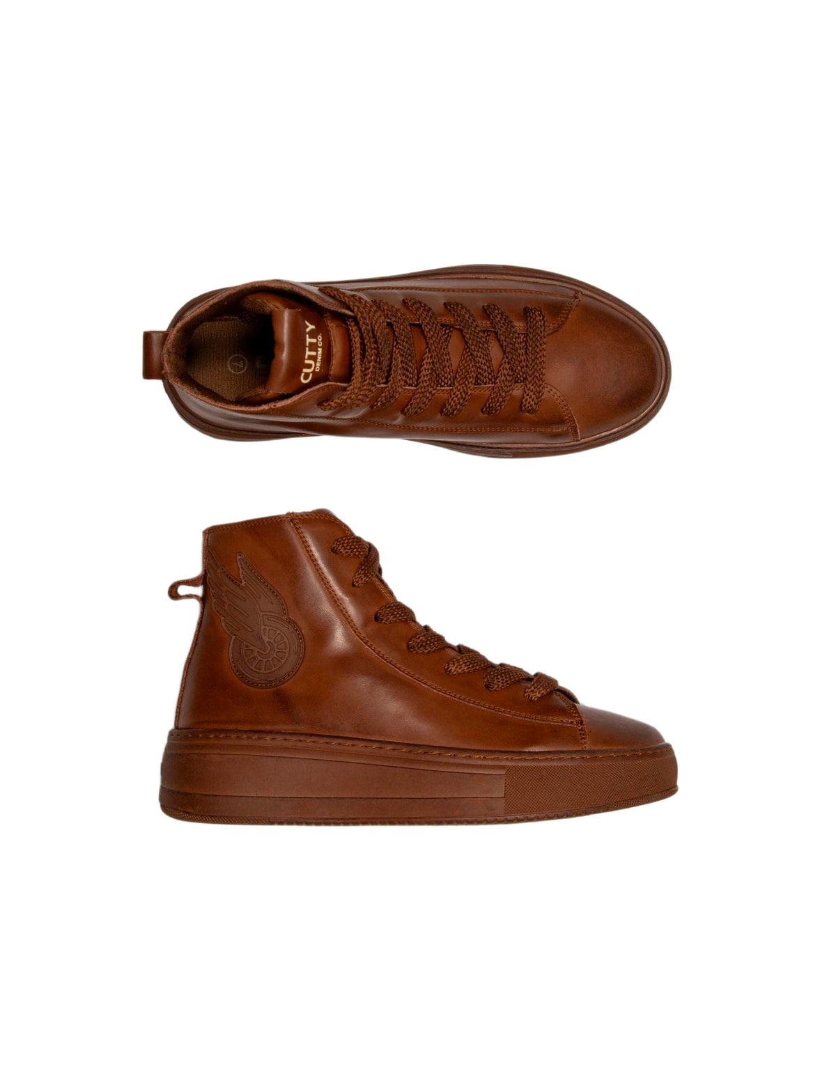 Cutty Cutampa Leather Shoes - Mud