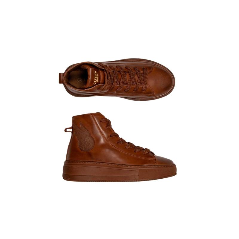 Cutty Cutampa Leather Shoes - Mud