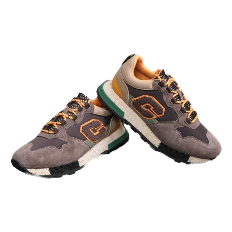 Cutty Men Ty30B Atlanta Suede & Mesh Runner - Brown
