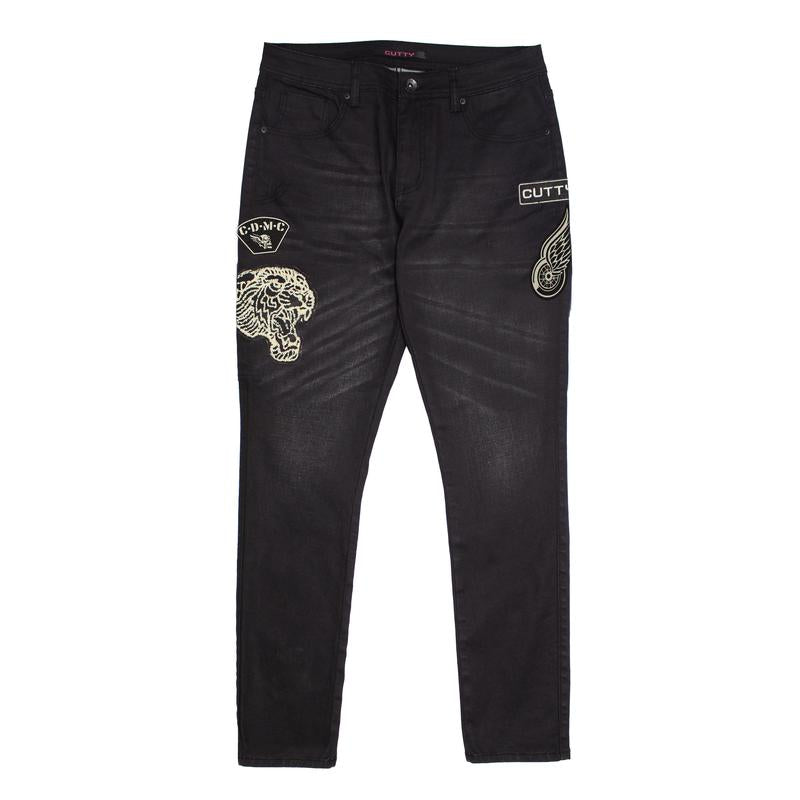 Cutty Echo Mens Jeans - Black