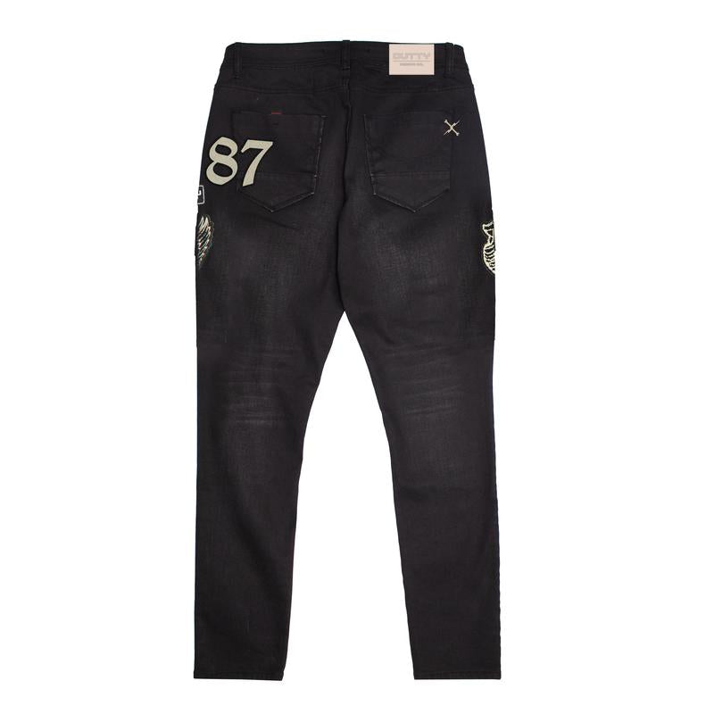 Cutty Echo Mens Jeans - Black