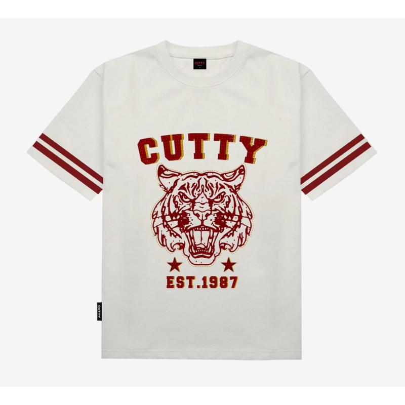 Cutty Estaban Mens T-Shirt - Cream