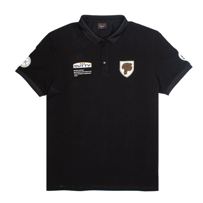 Cutty Fred Mens Golfer - Black