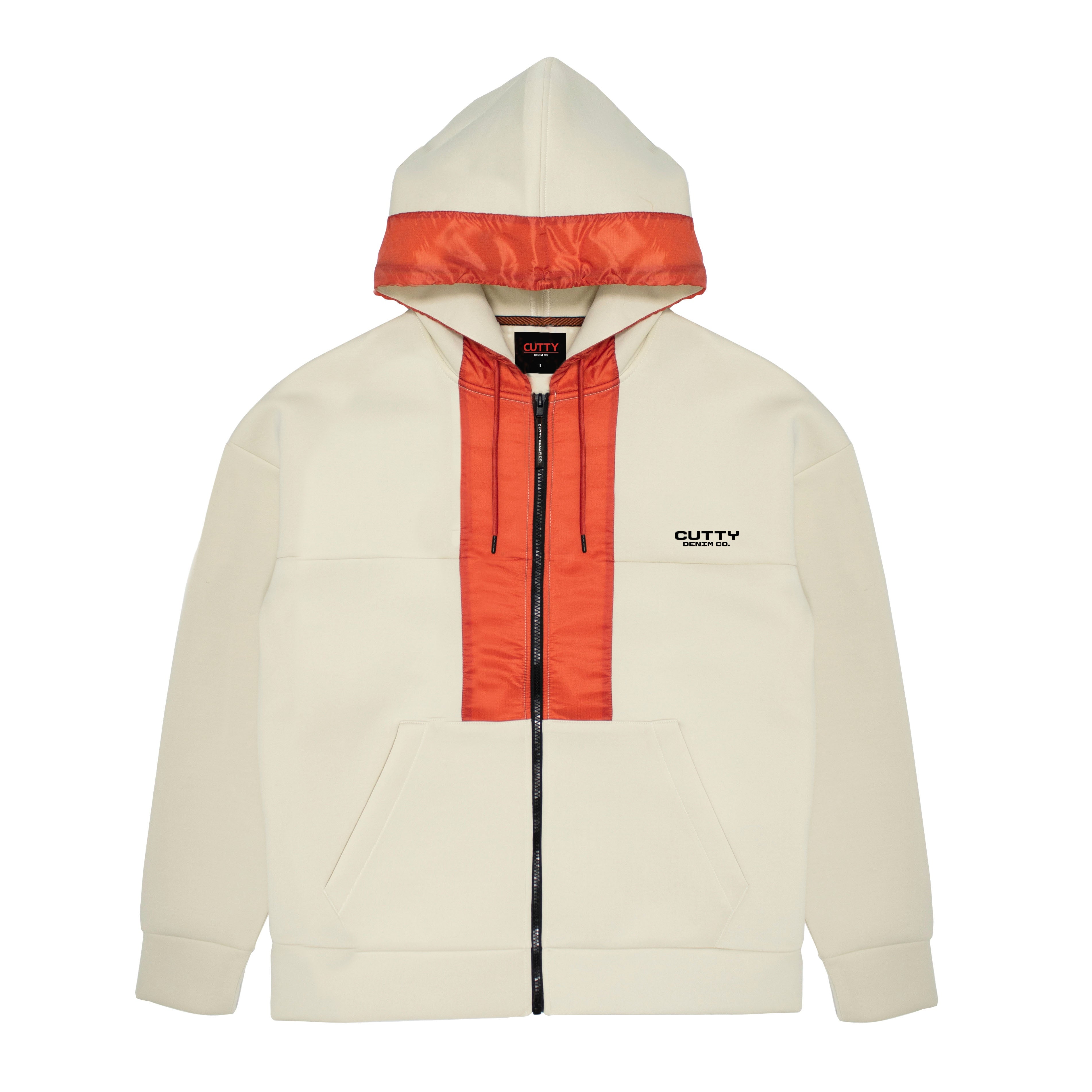 Cutty Jacket Mens Trout Scuba Jacket - Cream