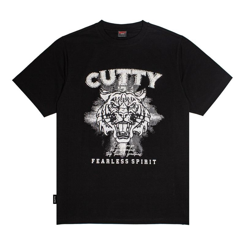 Cutty Katt Mens T Shirt - Black