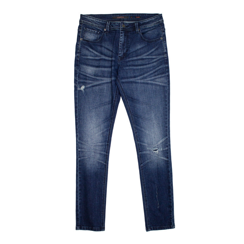 Cutty Men Bandit Rip & Repair Denim - Indigo - 178621