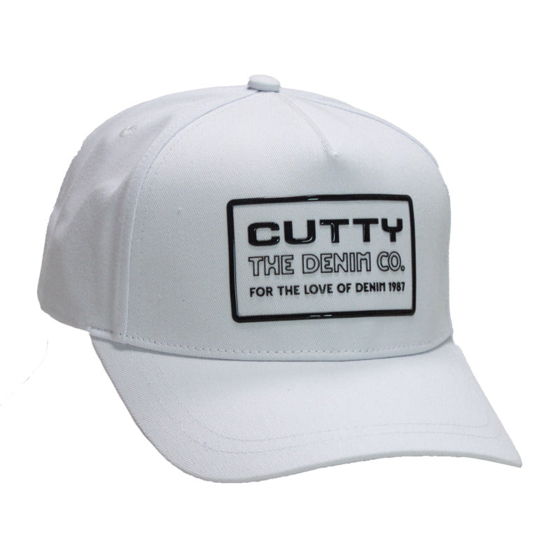 Cutty Men Bevon Peak Cap - White image 1